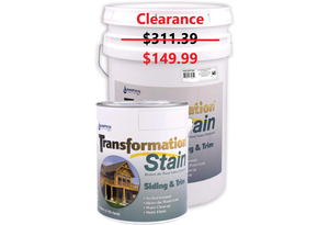 Clearance - Less Than Half Price!!! - Limited Quantities of Wood and Log Stain 5 Gallon Buckets For Sale