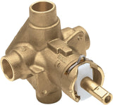 CLEARANCE - Moen Posi-Temp Pressure Balancing Shower Rough-In Valve, 1/2-Inch CC Connection, 2520