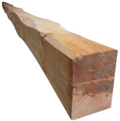 12 ft. "Skip-Hewn Edge" Square Rail - Pine