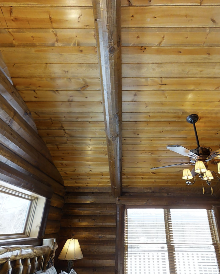 log beam round ceiling beam 8" 8 inch rafter pillar golden eagle log & timber homes log home mart wisconsin rapids pine beam 10" 10 inch round log beam ceiling beam 