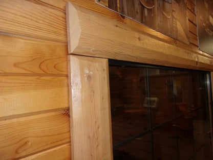 6" Log Trim - Peeled Surface - #817 - Window & Door Casing Trim and Baseboard