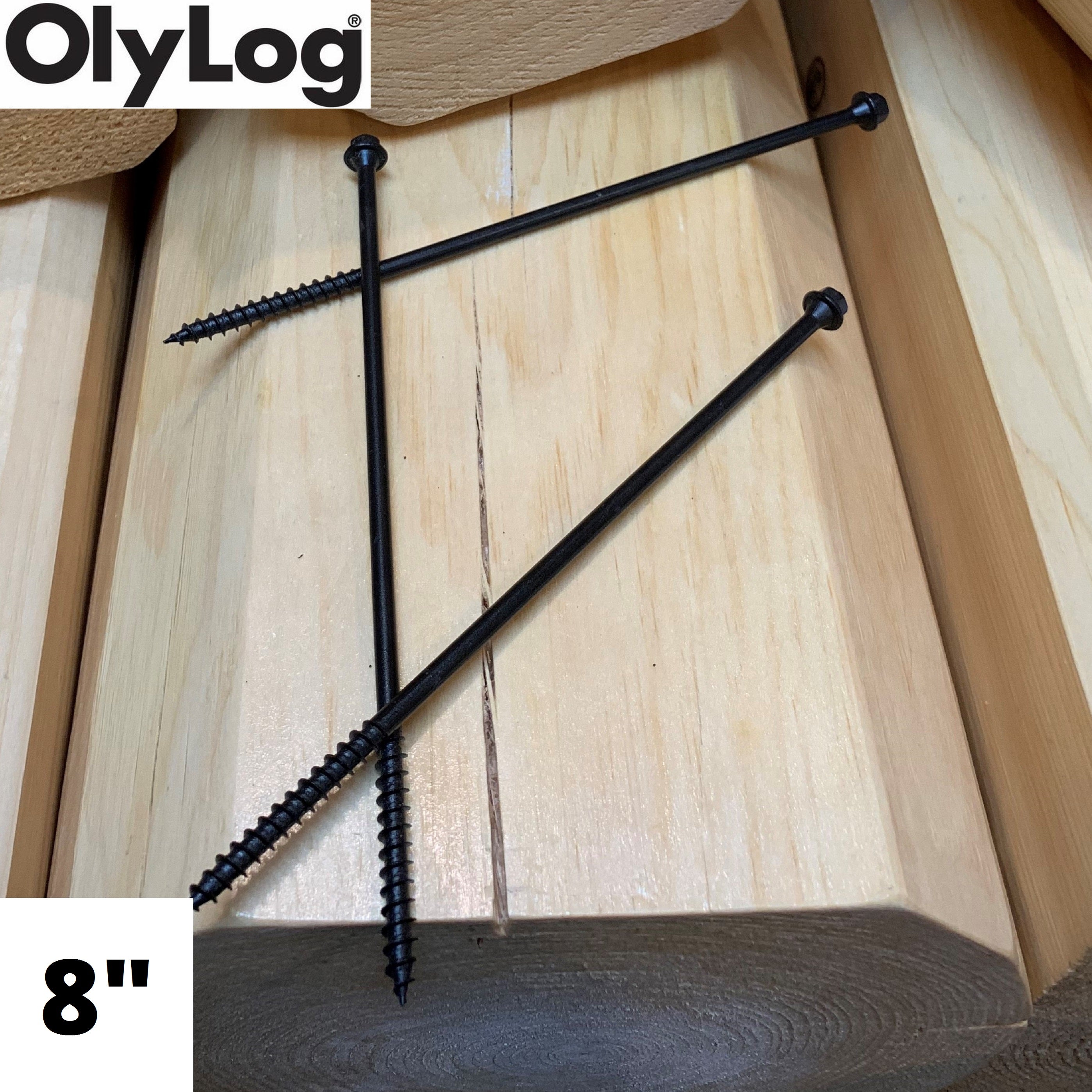 Log Screw Shell Log & Timber Screws – Log Home Mart