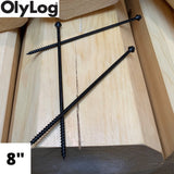 8" Log & Timber Screws - OlyLog
