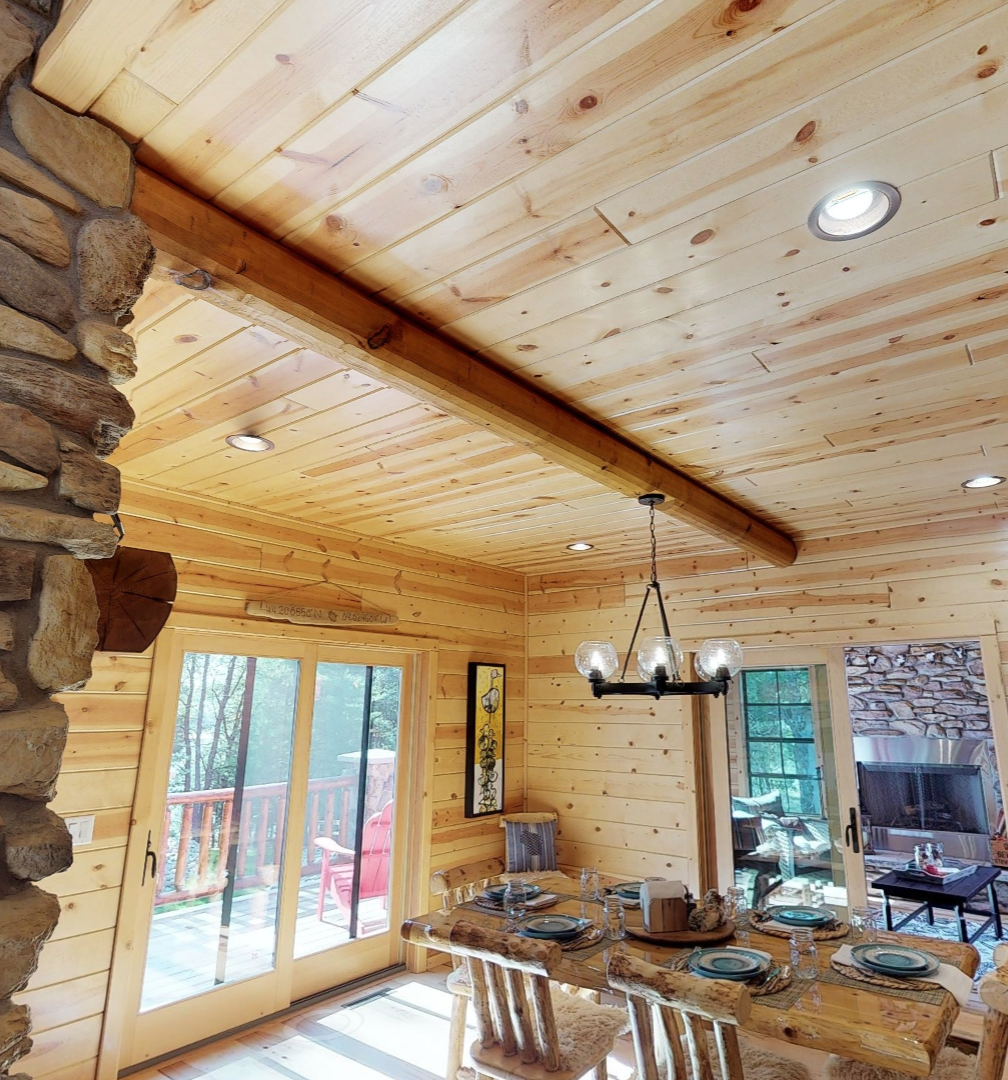 log beam round ceiling beam 8" 8 inch rafter pillar golden eagle log & timber homes log home mart wisconsin rapids pine beam 10" 10 inch round log beam ceiling beam 
