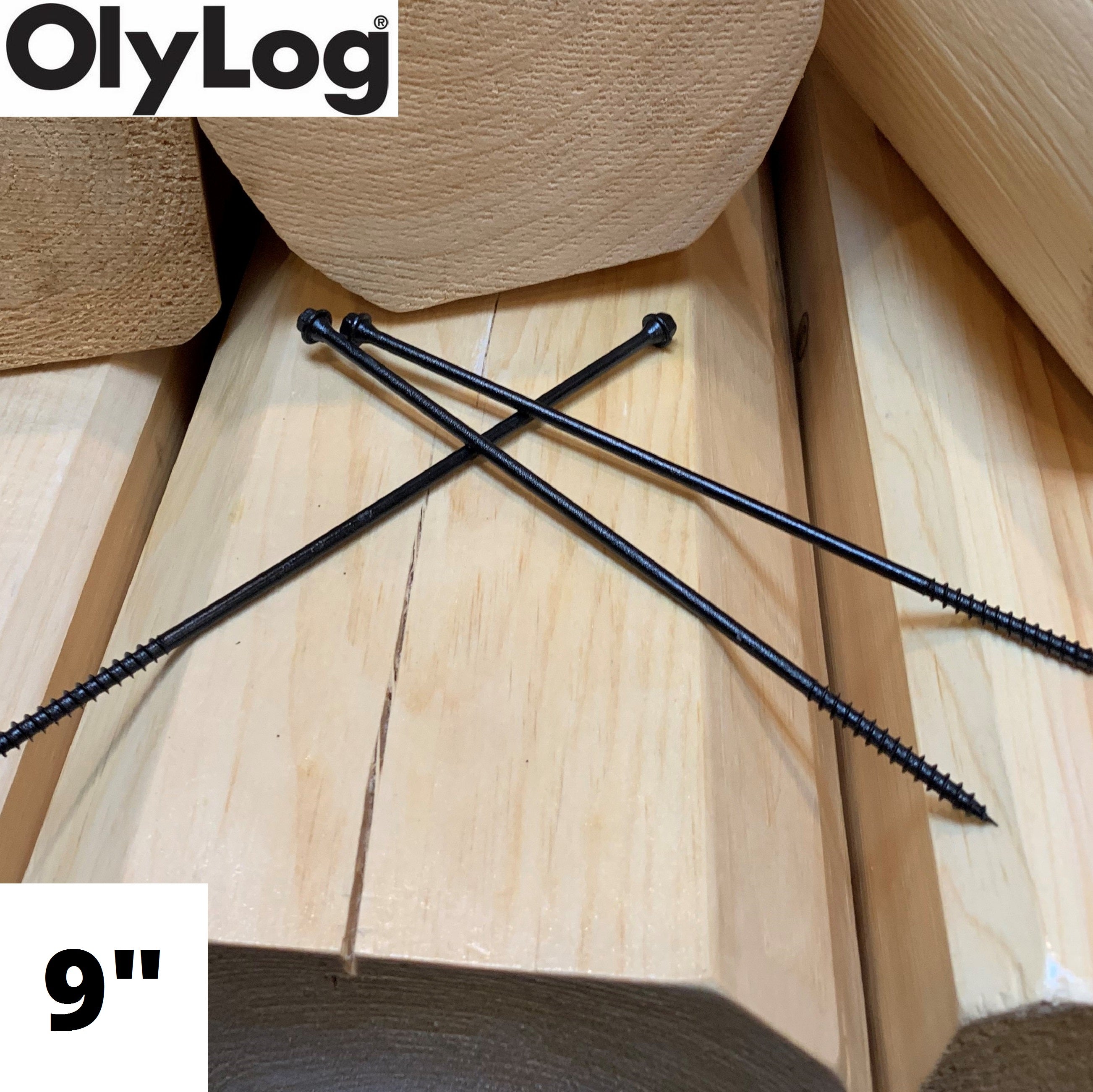 Log Screw Shell Log & Timber Screws – Log Home Mart
