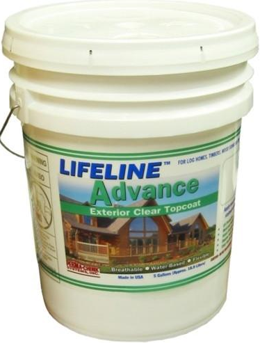 Perma Chink Lifeline Advance Exterior Clear Topcoat 5 Gallon Pail
