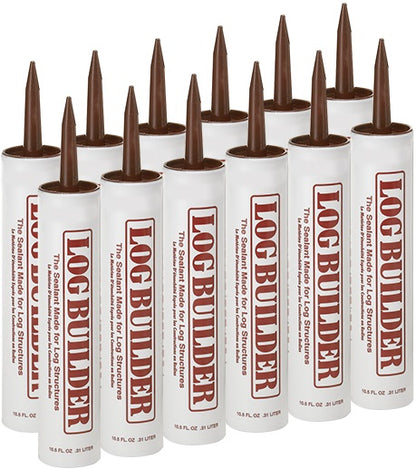Sashco Log Builder Caulk 10.5oz Case of 12