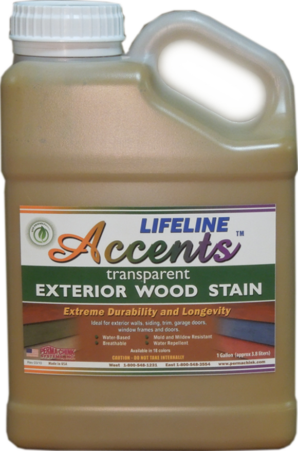 Lifeline Accents - Exterior Wood Stain - 1 Gallon