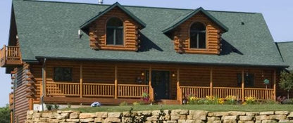8 ft. cedar post 8' 8 foot white cedar deck loft stair stairs stairway post newel vertical golden eagle log homes jay sarah tod sharon zach parmeter log home mart wisconsin rapids