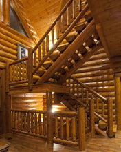 EZ Log Stair System - 3ft. or 4ft Wide Treads - Easy Installation