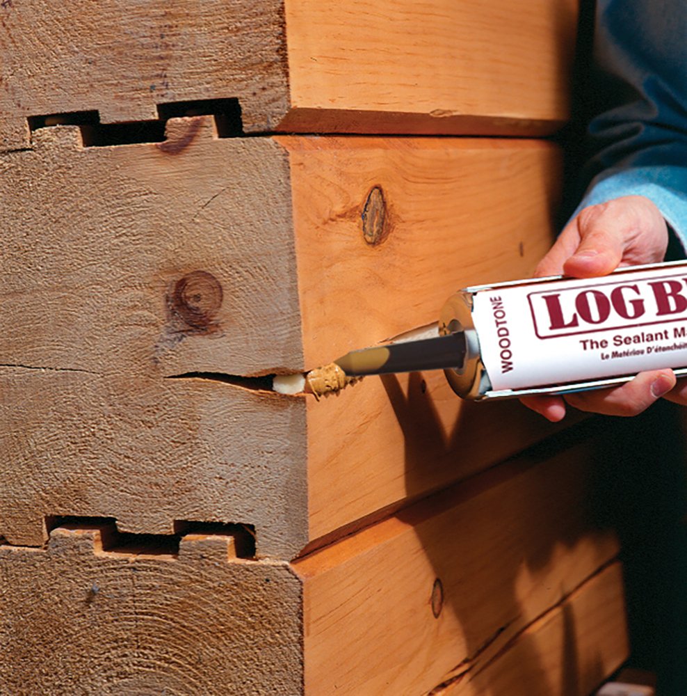 Sashco Log Builder Log Caulk Sealant Woodtone