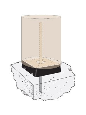 Log & Timber Post Supports