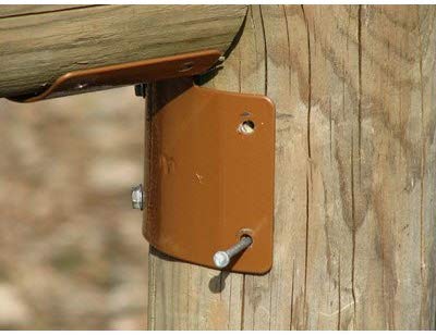 Ram Tough™ Post and Rail Bracket for Log Railing and Fencing