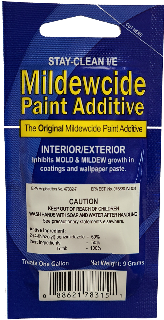 Stay-Clean I/E™ - Mildewcide Paint Additive